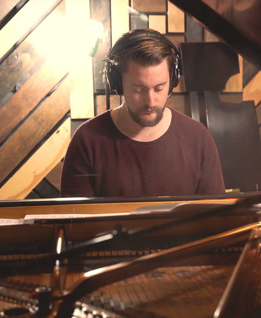 Charles at the piano